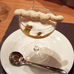 ビストロ ラ・シブレット - 南国フルーツのミネストローネ(おまかせコース4500円のデザート)