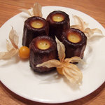 ビストロ ラ・シブレット - カヌレとホオヅキ(プティフール)