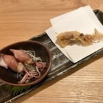 魚の中俣 - 蛍烏賊 食べ比べ