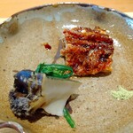 天ぷら たけうち - 筑後川下流の天然鰻、蒸し鮑