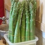 天ぷら たけうち - とってもジューシーな朝採れアスパラでした～♡