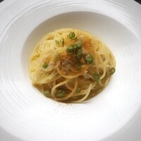 TRATTORIA CREATTA - からすみと青唐辛子のパスタ。