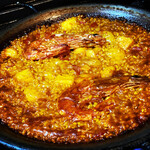 Rich shrimp paella (2 servings)