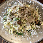 アランチャ - ◆秋トリュフと自家製サルシッチャのカルチョ･ペ･ペ
         タリアテッレ(生) 