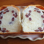 パンとケーキのみやこや - 金時ブレット断面