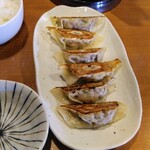 麺屋あした - 餃子（６個）　360円