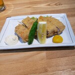 とろろ・海鮮料理 さんすい - 鮪の腹も揚げ