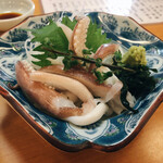 第二力酒蔵 - 無類のイカ好きによる、イカげそ刺し