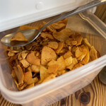 ふくちゃんラーメン - ニンニクチップ