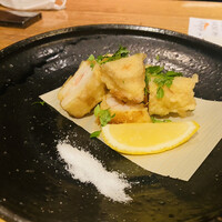 並木橋なかむら - 筍の海老真丈の鋏揚げ