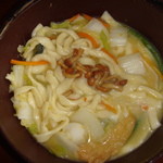 ほうとう不動 河口湖北本店 - 食べかけｗ