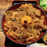 佐賀県三瀬村ふもと赤鶏 - 砂肝とぼんじりのスタミナ丼