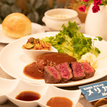 Hamburg & Japanese black beef Steak