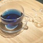 Herbal tea butterfly pea tea