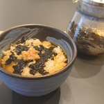 KOTOWARI - 珍しい！南山城の最高紅茶おくみどりの紅茶漬け！あけがらしとともに。