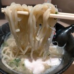 Sumibiyaki Tori Torisumi - かなりの太麺、お腹にたまる