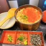 海鮮 日本酒 ほっこり - 鮭といくらのひつまぶし
