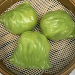 Jade shrimp steamed Gyoza / Dumpling (3 pieces)