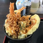 苗穂通り しあわせ食堂 - ミニ天丼３５０円