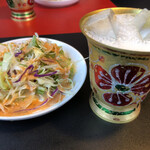 ジュンタラカリー - 料理写真:ラッシーのグラスお洒落でした。