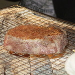 炭火焼肉大阪あじまん - タンステーキ2012