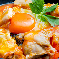甲州地どりの親子丼（鳥スープ付き）