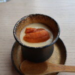 Ginza Kashiwa - 比内地鶏卵と生雲丹の茶碗蒸し