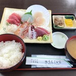 うろこいち - 刺身定食１６００円