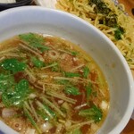 会津ラーメン 和 - 特製醤油青じそつけ麺