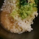 会津ラーメン 和 - 茶漬け完成