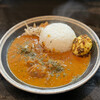 骨付鳥かもん - 料理写真:スパイシーチキンカレーwithスパイシー玉子♫