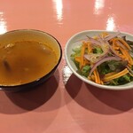 天満のタイ酒場 玲 - スープ、サラダ