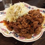 金町製麺 - 肉料理①バラ肉