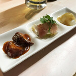 がばちょ - ●セット（ドリンク1杯+アテ3品/500円）