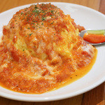陽だまり食堂 - モッツァレラトマトオムライス