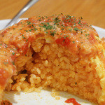 陽だまり食堂 - モッツァレラトマトオムライス