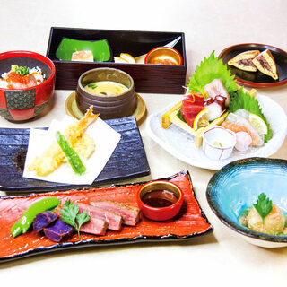 和食と牛ステーキを愉しむコース 全8品 お料理のみ4 000円海鮮だけでは物足りない方に 土風炉 町田西口店 とふろ 町田 居酒屋 食べログ