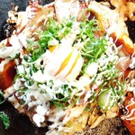 Okonomiyaki Hompo - おこほん焼　豚と月見ねぎ