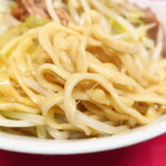 ラーメン二郎 - 麺