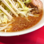 ラーメン二郎 - スープ