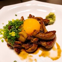 わたべ - ⚫うなぎ肝ソテー卵黄添え