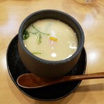 寿司一心 - 茶碗蒸し。めっちゃ美味しい♪