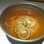 atelier 森本 XEX 鉄板 - 冷製 五島手延べうどん（畑でさんぽコース \6800）