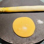 蒼 - シャッキリのホワイトアスパラガスにふんわり気泡のたった自家製マヨの共演！