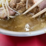 ラーメン二郎 - 【再訪】スープ