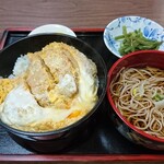 更科そば本店 - カツ丼セット