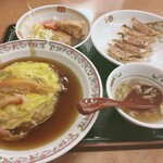 餃子の王将 - 小松店限定？天津飯セット