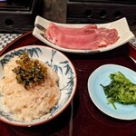 Hatsumi - 【 温物とお食事 】豚スライスと大根めし