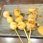 Yakitori Koubou - うずら卵、団子つくね、鶏かわ