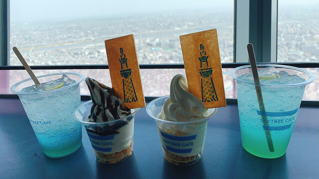 スカイツリーカフェ フロア350 Skytree Cafe とうきょうスカイツリー カフェ 食べログ